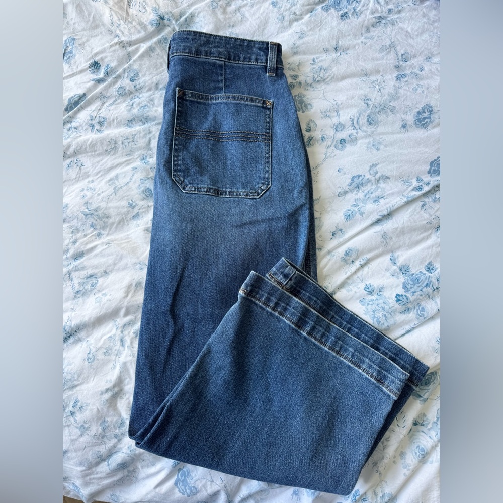 L.L. Bean Women's Straight Leg Blue Jeans
